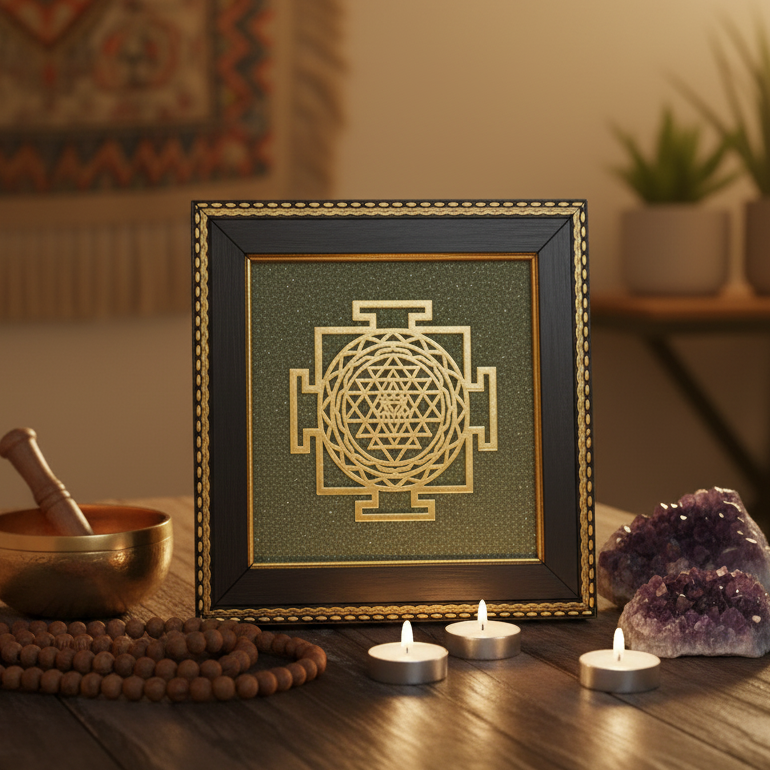 Pyrite Frame Shree Krishna